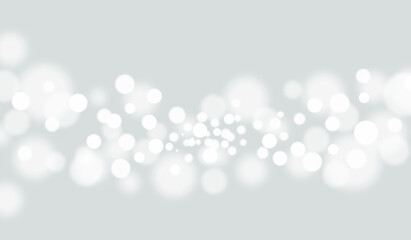 Vector abstract gray background with blur bokeh light effect