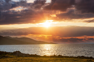 Sea sunset