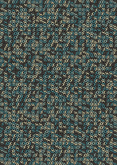 Fototapeta premium Abstract Geometric Pattern generative computational art illustration