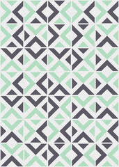 Abstract Geometric Pattern generative computational art illustration