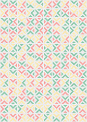 Abstract Geometric Pattern generative computational art illustration