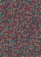 Abstract Geometric Pattern generative computational art illustration