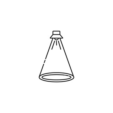 spotlight icon studio symbol illustration