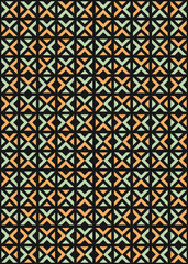 Abstract Geometric Pattern generative computational art illustration