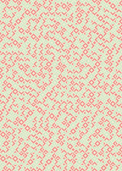 Abstract Geometric Pattern generative computational art illustration