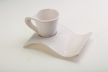 Empty cup for tea or coffee