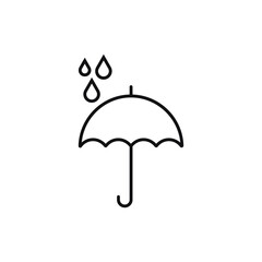 umbrella icon vector design template