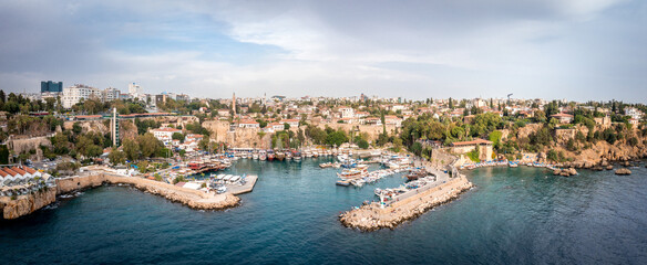 city harbor of Antalya, Turkey