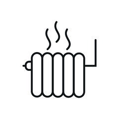 Radiator Icon Vector Illustration Logo Template