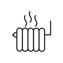 Radiator Icon Vector Illustration Logo Template