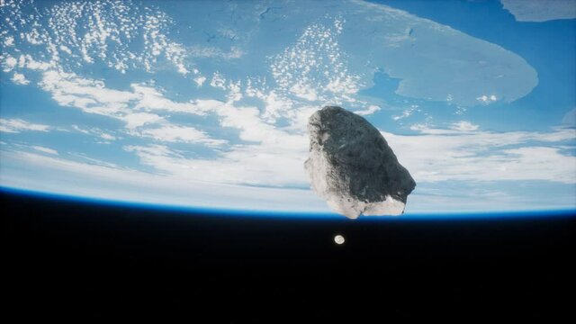 Dangerous asteroid approaching planet Earth