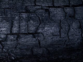 Close up of charcoal texture background. (Un-focus image)