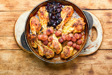 Baked chicken drumsticks