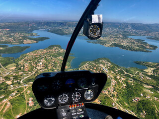 Helicopter Cockpit View