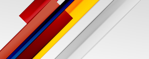 Color abstract lines trendy geometric background for business or technology presentation, internet poster or web brochure cover, wallpaper