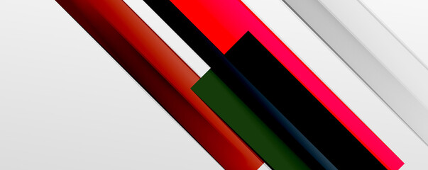 Multicolored lines background. Design template for business or technology presentations, internet posters or web brochure covers