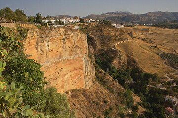 Fototapeta na wymiar Landscape in the surroundings of Ronda in Andalusia,Spain, Europe 
