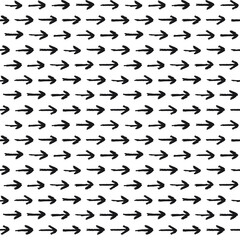 Seamless pattern with arrows. A seamless pattern made with hand drawn arrows.