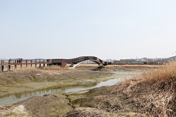 한국생태공원의다리.자전거도로