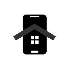 Illustration Vector Graphic of House Application Logo. Perfect to use for Technology Company