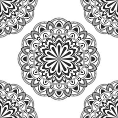 Mandala vector design template