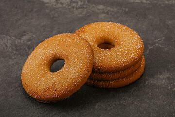 Sweet and crispy ginger cookies