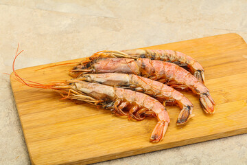 Tasty big Langoustine over the board