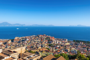 Fototapeta na wymiar Naples City Cityscape In Italy