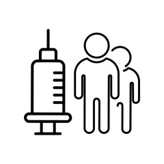 Time to vaccine concept.