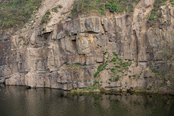 Steinbruch mit See in der Börde