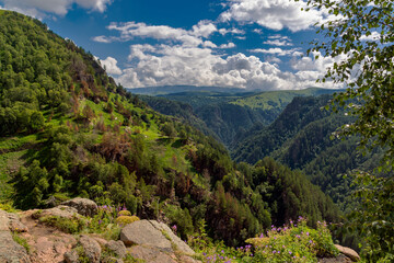 Fototapeta na wymiar Mountain landscape. North Caucasus, Russia