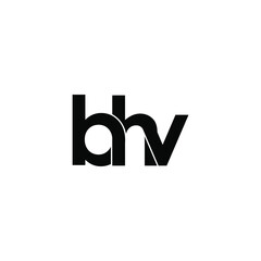 bhv letter original monogram logo design