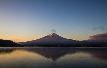 Reflection of Mt.Fuji