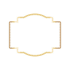 Abstract gold art banner, poster, greeting card. Trendy retro vector ornament template. Vintage golden frame, great design for any purposes.