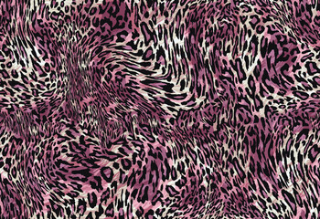 abstract seamless leopard print	
