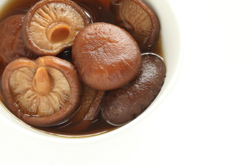 soaked Chinese drink Shiitake mushroom for prepared food ingredient