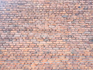 old red brickwork background and texture