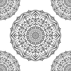 Decorative mandala vector design template