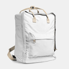 White square backpack unisex accessories