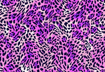 abstract seamless leopard print	
