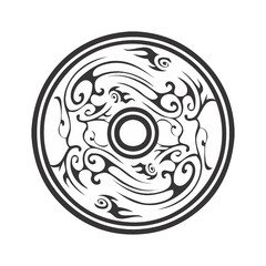 Abstract ornament logo icon vector design