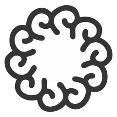 Obraz premium Abstract ornament logo icon vector design