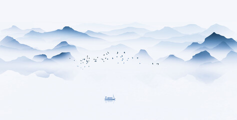 彭铝奇80后插画师，视觉中国，站酷海洛，图虫等国内外知名网站签约插画师，擅长中国风水墨山水画，近几年插画作品突破50多万次下载，其作品热衷于在汽车，金融，地产，广播电视等行业。作品用途较为广泛，非常受买家的青睐。