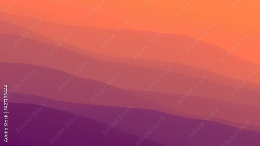 Poster modern wavy background. abstract design element. 3d rendering loop animation hd