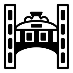 
Grab this amazing solid style icon of bridge of sighs 

