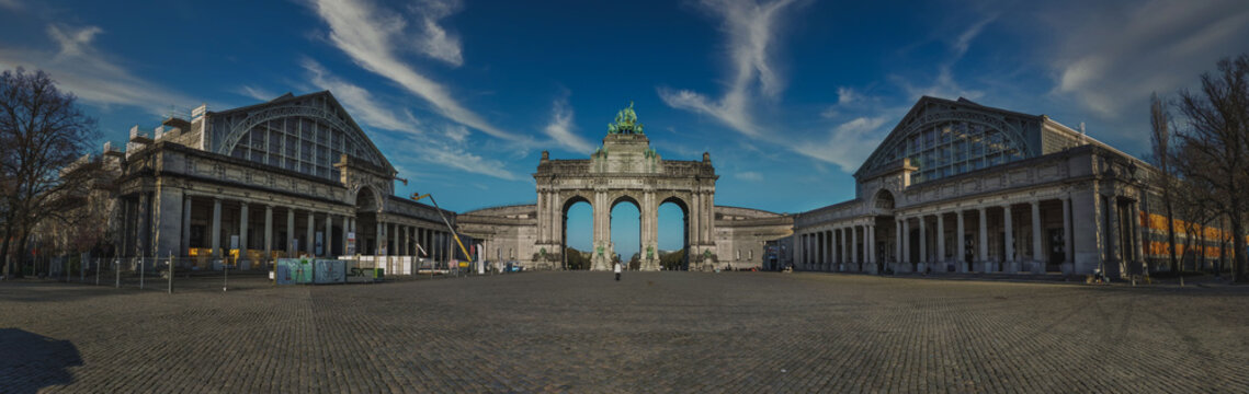 Brussels Cinquantenaire Monument and Museums
