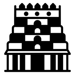 
Grab this premium solid icon of sri siva subramaniya temple

