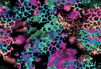 abstract seamless leopard print   © TT3 Design