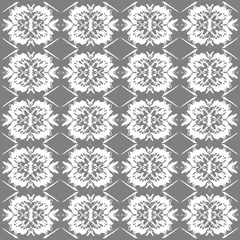 Poster vector seamless pattern repeating abstract elements.Monochrome simple pattern for fabrics, wallpapers, textiles, backgrounds and paper © BormanT