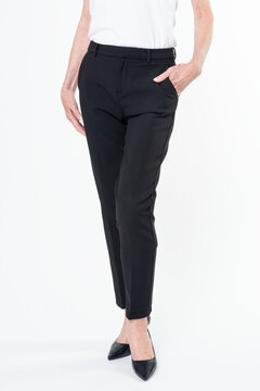 Women's Black Slack Pants Business Wear